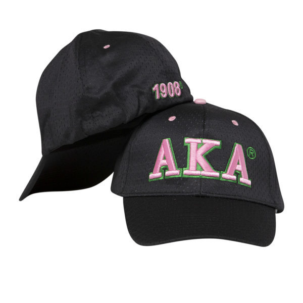 Mesh Cap - Alpha Kappa Alpha, Black