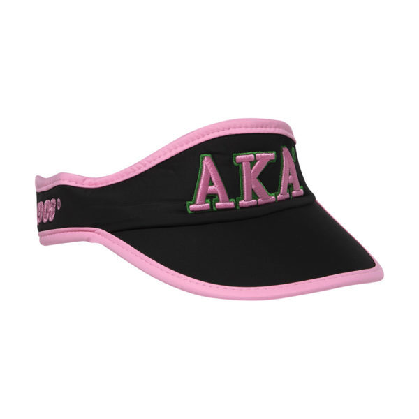 Featherlite Visor - Alpha Kappa Alpha, Black