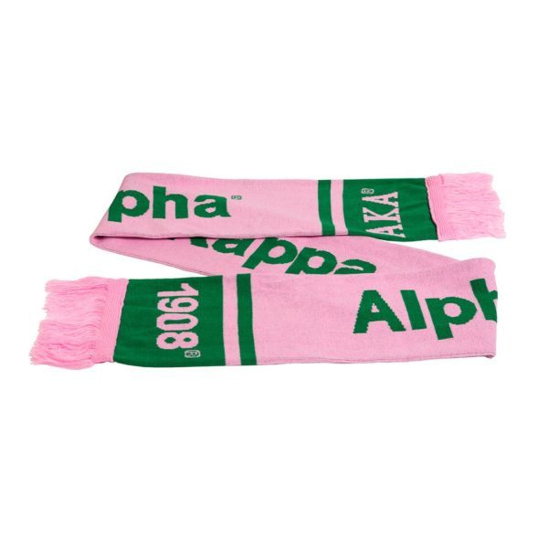 Knit Scarf - Alpha Kappa Alpha, Pink