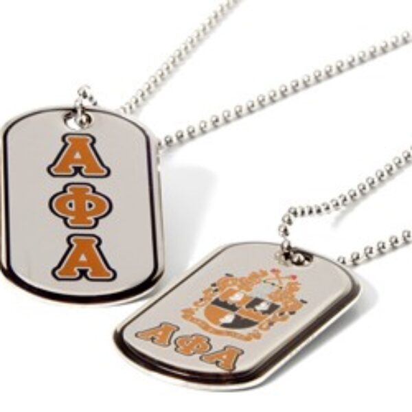 Epoxy Dog-Tag - Alpha Phi Alpha