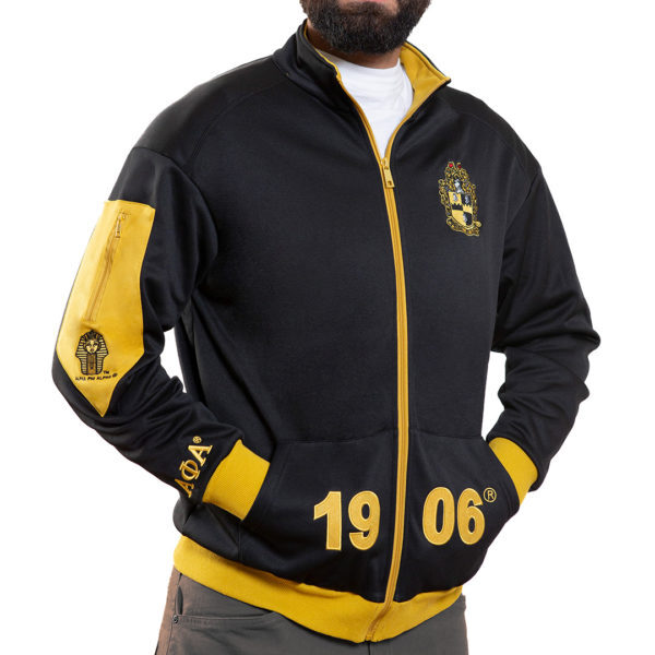 Elite Track Jacket - Alpha Phi Alpha, XXX-Large, Black