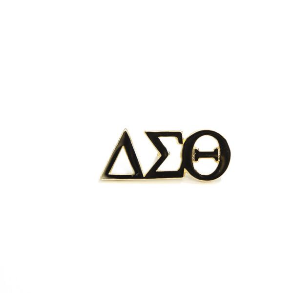3-LTR Lapel Pin - Delta Sigma Theta, Gold