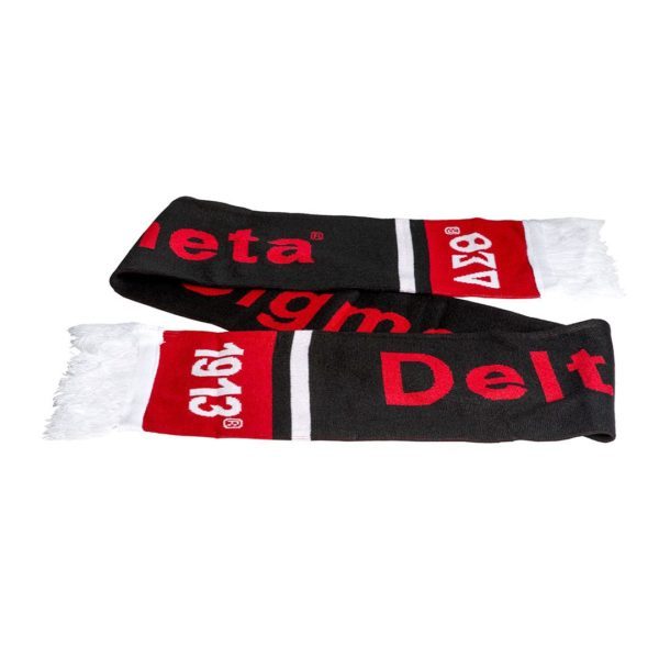 Knit Scarf - Delta Sigma Theta, Black