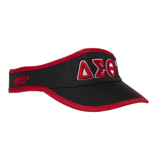 Featherlite Visor - Delta Sigma Theta, Black
