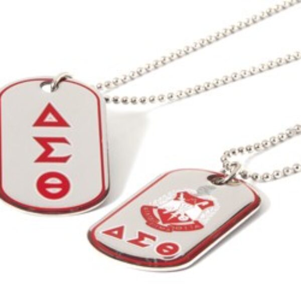 Epoxy Dog-Tag - Delta Sigma Theta