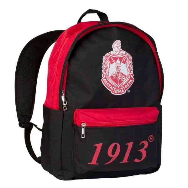 USB-Port Backpack - Delta Sigma Theta, Black