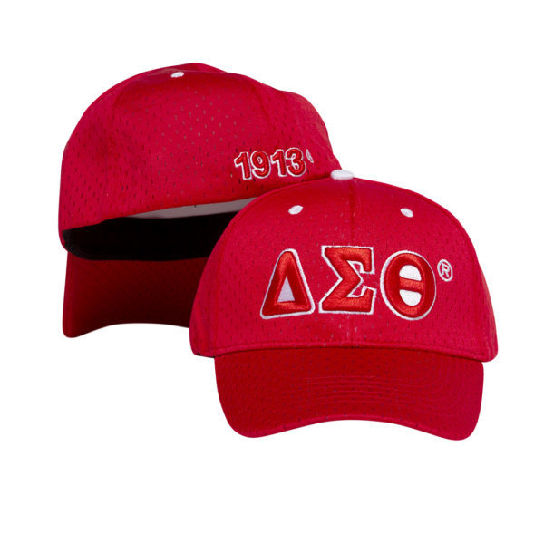 Mesh Cap - Delta Sigma Theta, Red