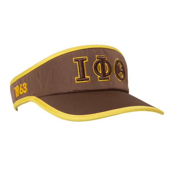 Featherlite Visor - Iota Phi Theta, Brown