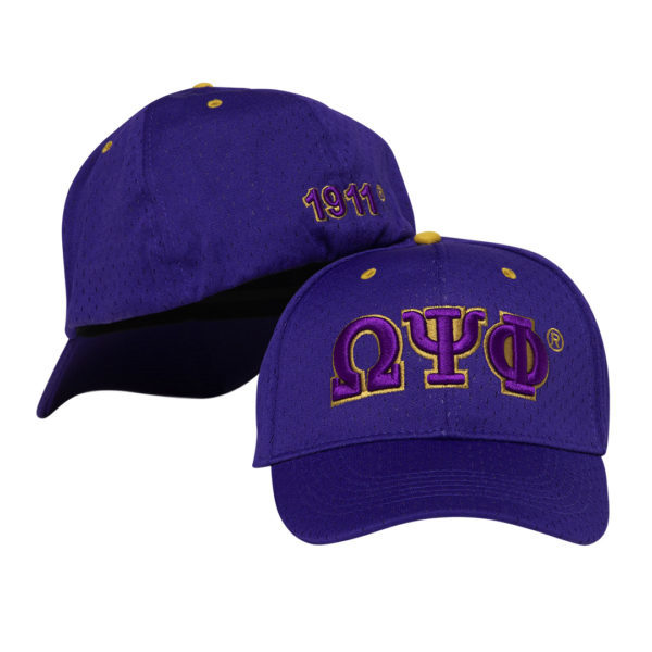 Mesh Cap - Omega Psi Phi, Purple