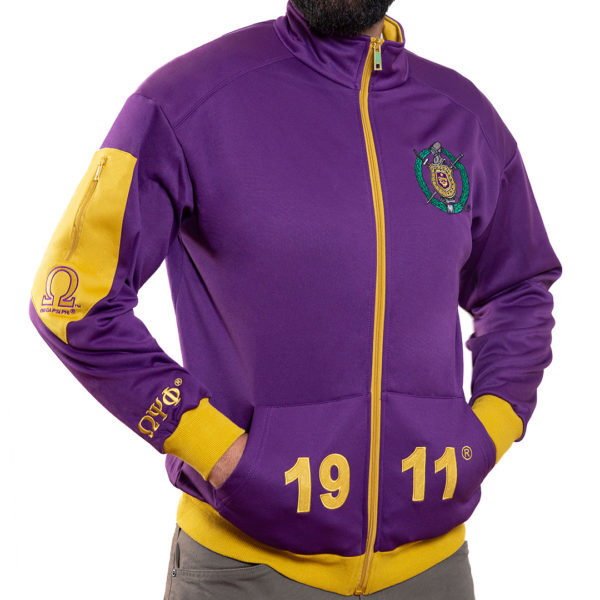 Elite Track Jacket - Omega Psi Phi, XXX-Large, Purple