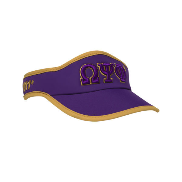 Featherlite Visor - Omega Psi Phi, Purple