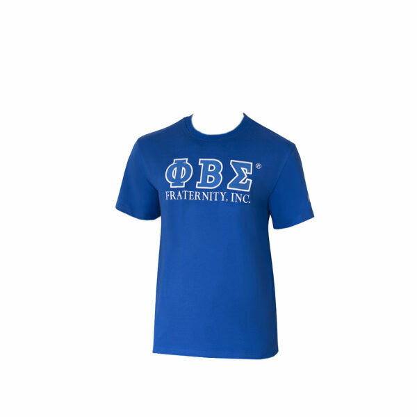 Luxury Embroidered Tee - Phi Beta Sigma, XXXX-Large, Blue