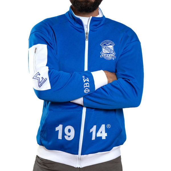 Elite Track Jacket - Phi Beta Sigma, XXX-Large, Blue