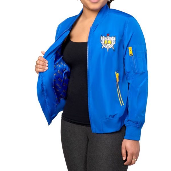 Satin Bomber Jacket - Sigma Gamma Rho, XXX-Large