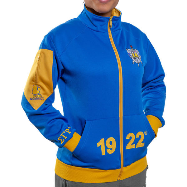 Elite Track Jacket - Sigma Gamma Rho, XXX-Large, Blue