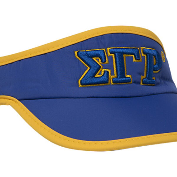 Featherlite Visor - Sigma Gamma Rho, Blue