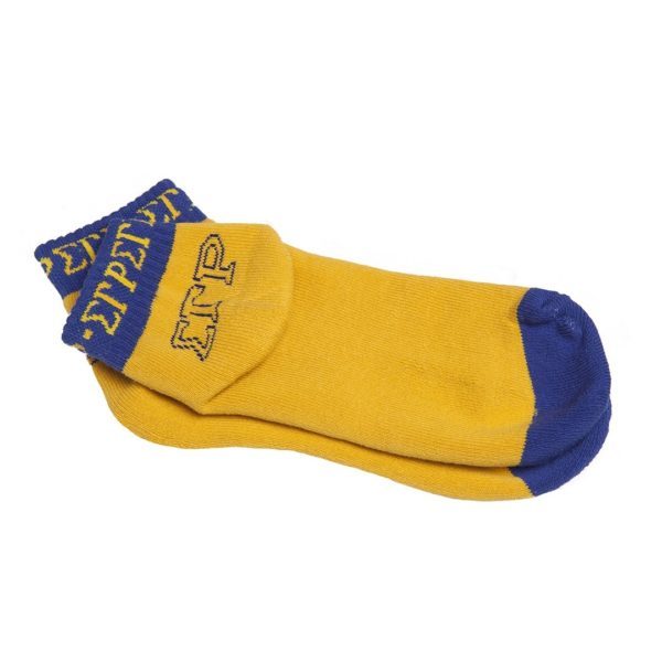 Bootie Socks - Sigma Gamma Rho, Gold
