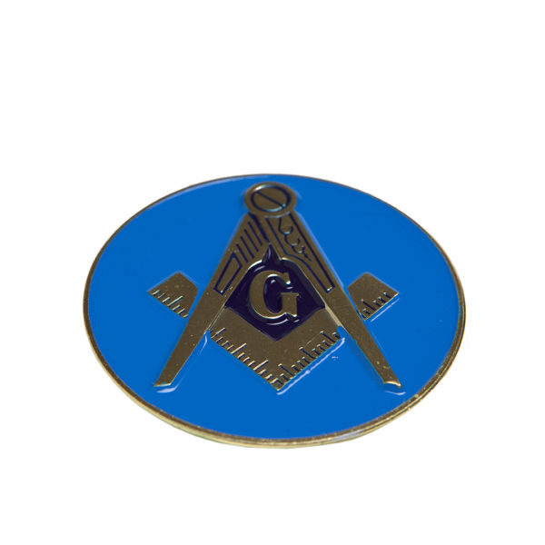 Round Car Badge - Mason