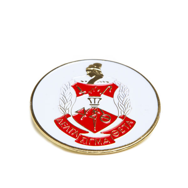 Round Car Badge - Delta Sigma Theta