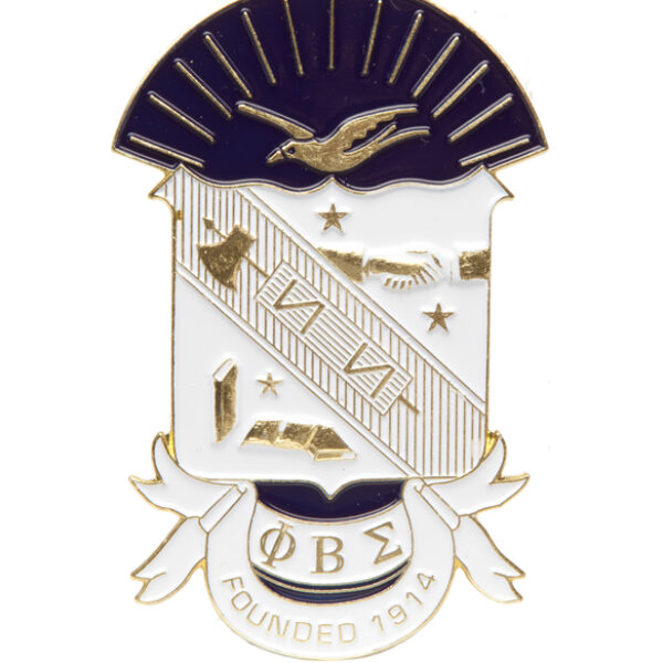 Die-Cut Car Badge - Phi Beta Sigma, Blue