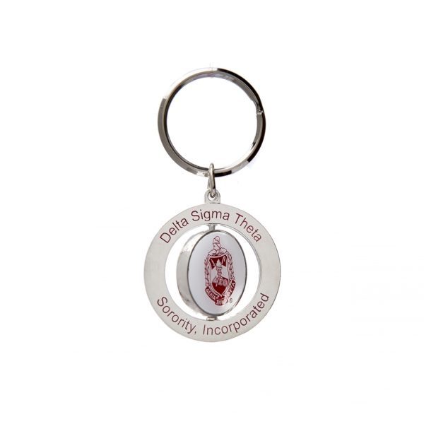 Spinner Key Ring - Delta Sigma Theta