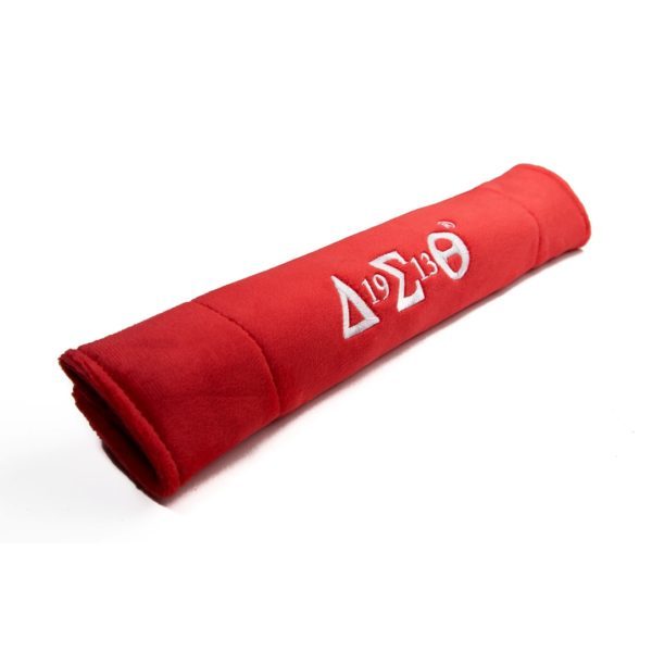 Embroidered Seatbelt Cover - Delta Sigma Theta