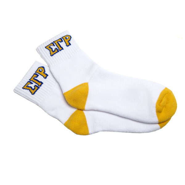 Ankle Socks - Sigma Gamma Rho, White