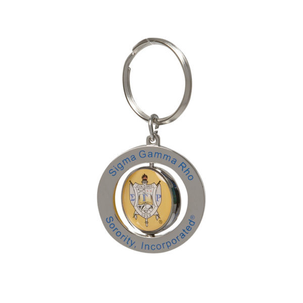 Spinner Key Ring - Sigma Gamma Rho