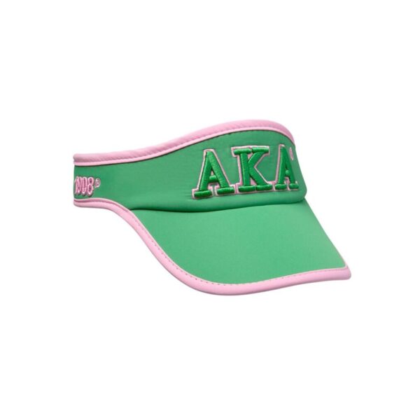 Featherlite Visor - Alpha Kappa Alpha, Green