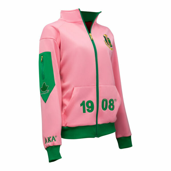 Elite Track Jacket - Alpha Kappa Alpha, Small, Pink