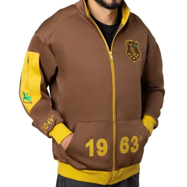 Elite Track Jacket - Iota Phi Theta, XXX-Large, Brown