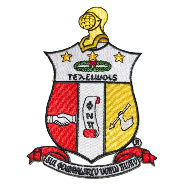 5 Inch Crest - Kappa Alpha Psi, Red/White
