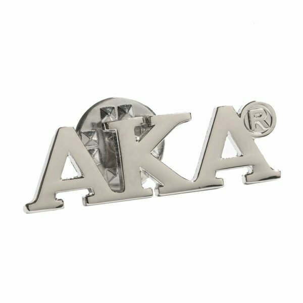 3-LTR Lapel Pin - Alpha Kappa Alpha, Silver