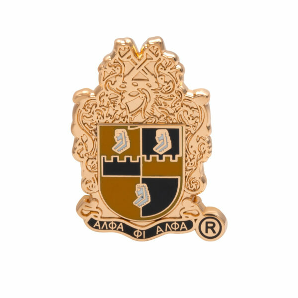 3D Crest Lapel Pin - Alpha Phi Alpha