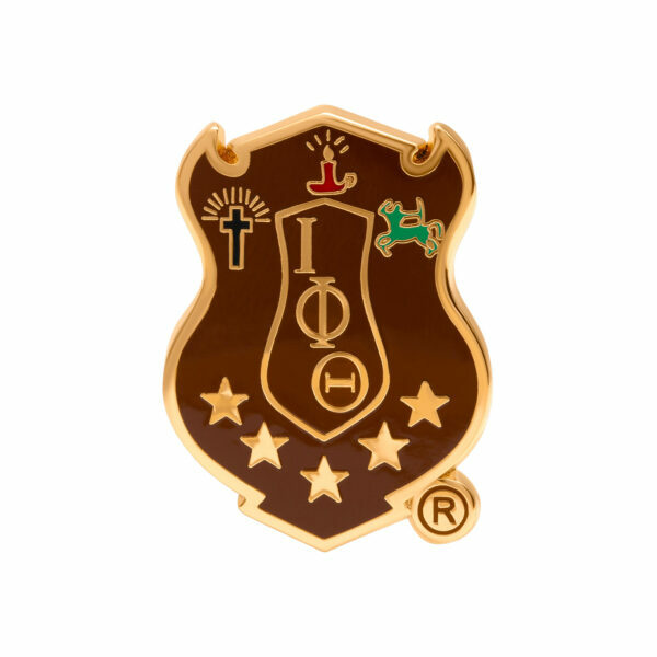3D Crest Lapel Pin - Mason [navy]