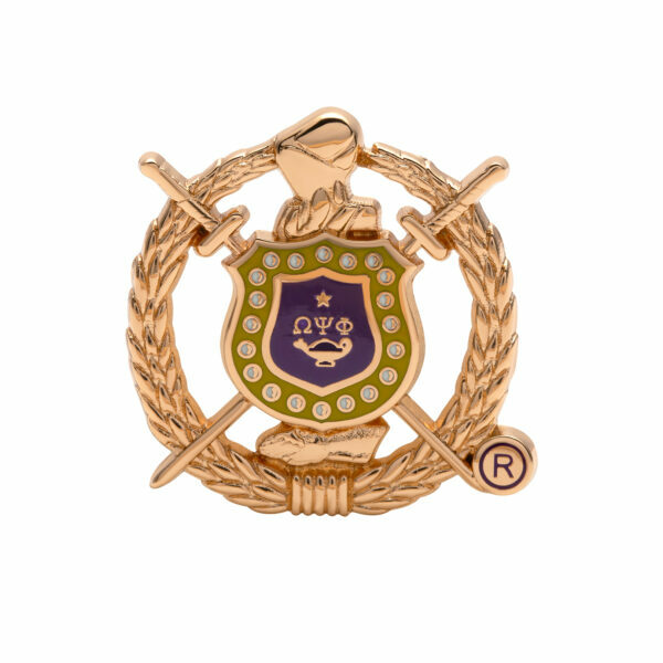 3D Crest Lapel Pin - Omega Psi Phi