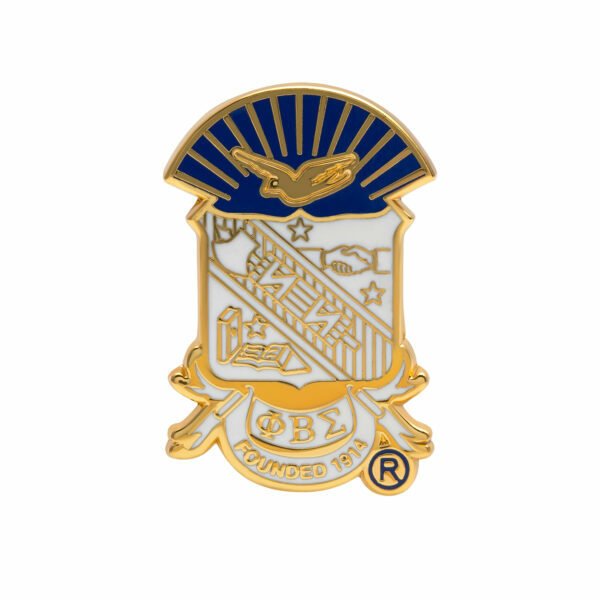 3D Crest Lapel Pin - Phi Beta Sigma