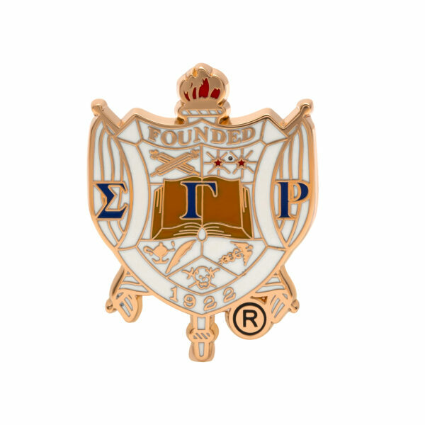 3D Crest Lapel Pin - Sigma Gamma Rho