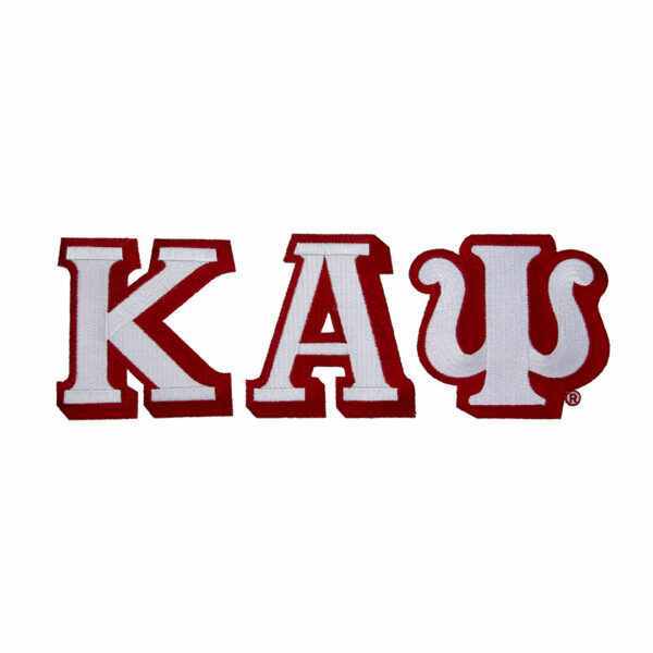 Large Letter Patch Sets - Kappa Alpha Psi, White