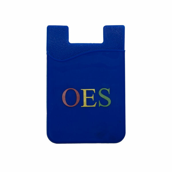 Silicone Phone Wallet - Eastern Star, Blue