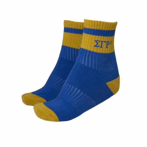 Quarter Socks - Sigma Gamma Rho, Blue