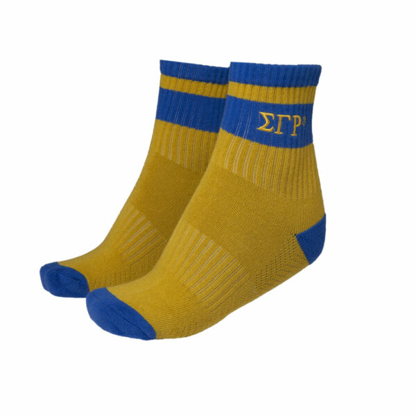 Quarter Socks - Sigma Gamma Rho, Gold