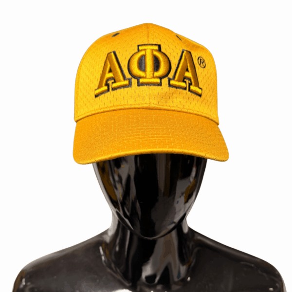 Mesh Cap - Alpha Phi Alpha, OldGold